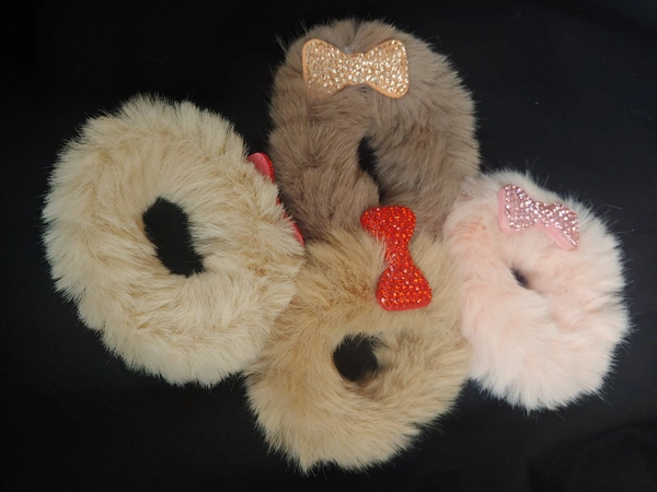Fluffy Hairtie - Pack Of 4