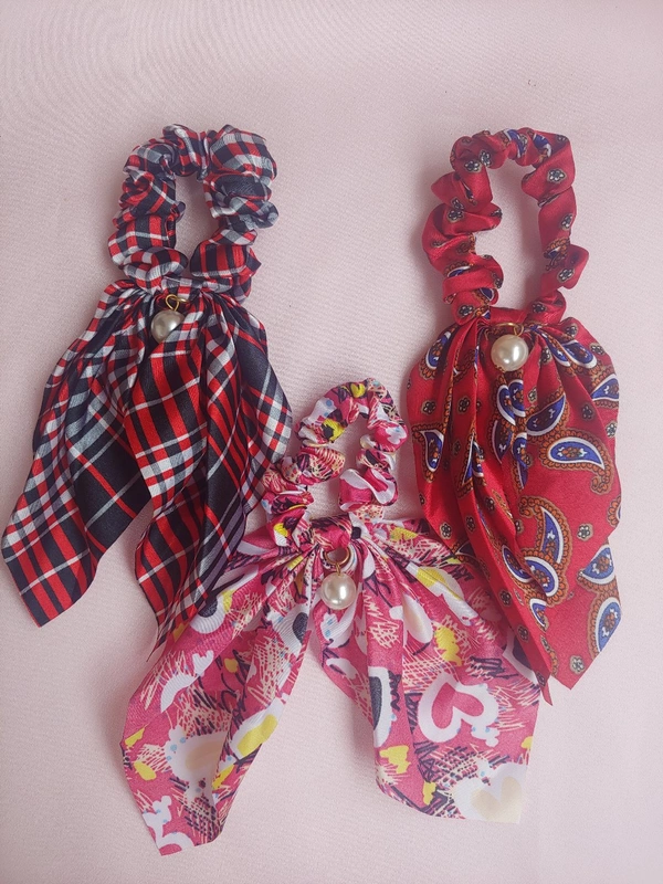 Knot Scrunchie Pack Of 3