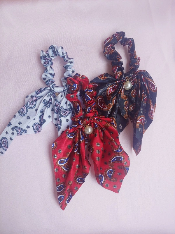 Paisley Scrunchie Pack Of 3 