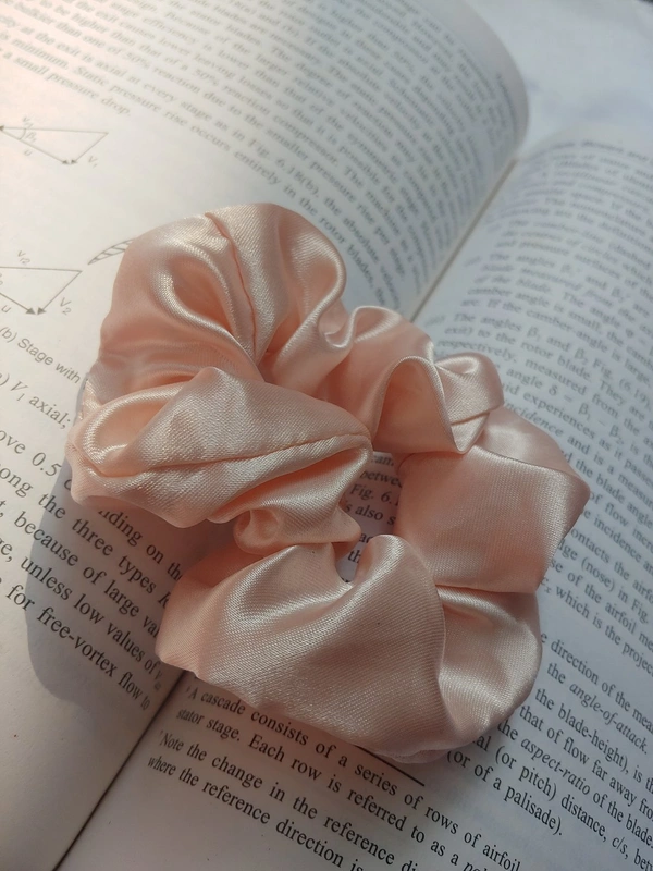 Solid Scrunchies Blush Pink