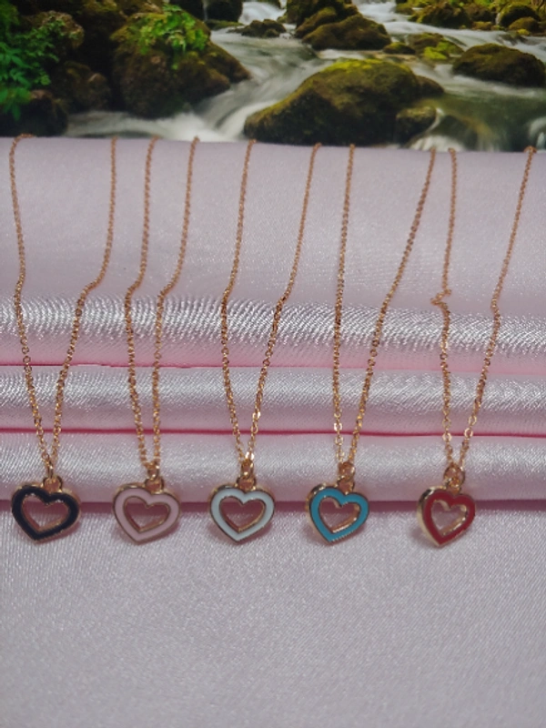 Hallow Heart Chain  - White 