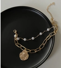 Statement Double Layer Barcelet 