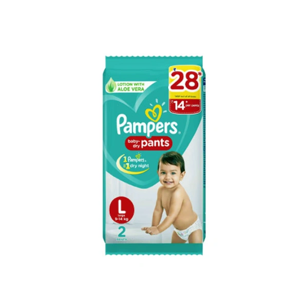Pampers Pants Large 2pcs