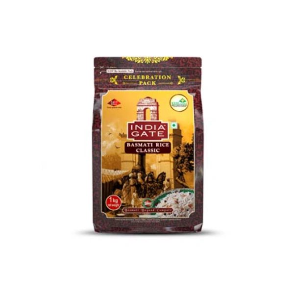 India Gate Basmati Rice Classic 1kg