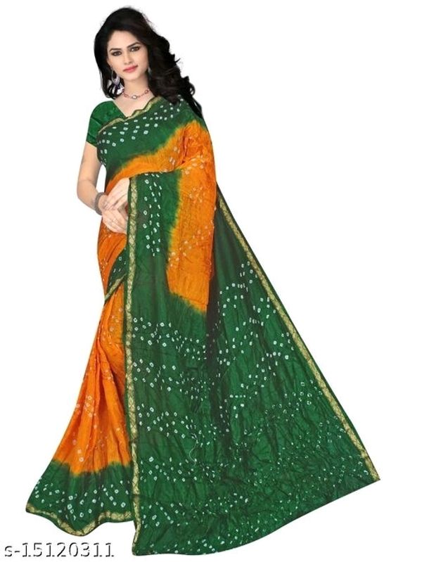 Beautiful Bandhej Saree - available, available free delivery, 6 days easy Returns, free size