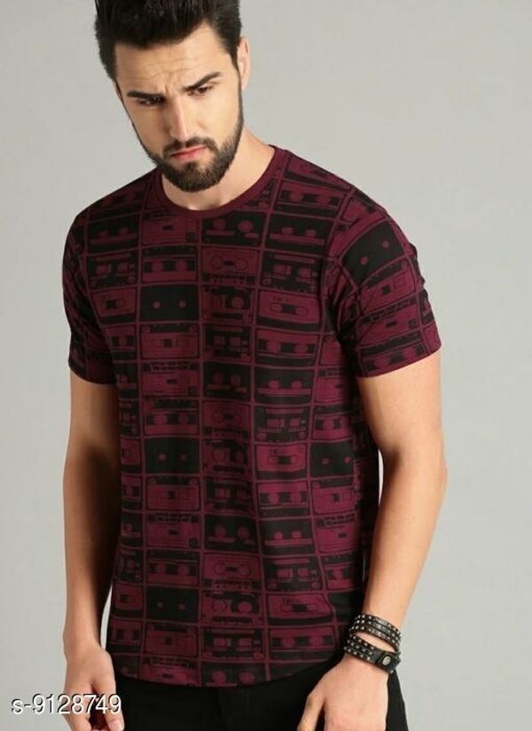 Stylish Cotton Tshirts For Men - M, available