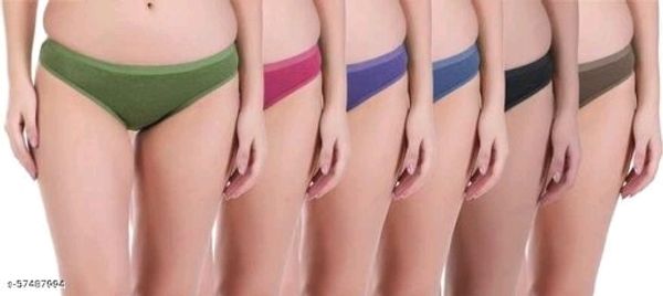 Women Hipster Multicolor Cotton Blend Panty (Pack of 3)