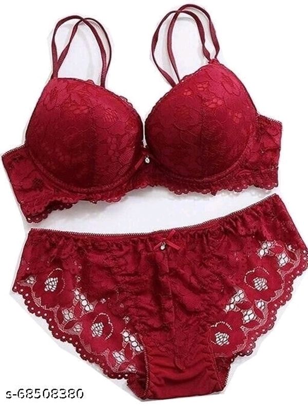 Fancy Bridal Lace Panty Bra Set at Rs 165/set, Bra and Brief Sets in Noida