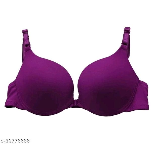 Garmia women front open bra combo pack of 3 cotton bra everyday bra daily use  bra