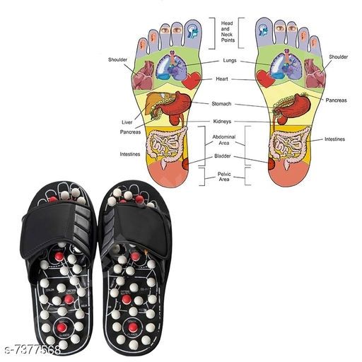 Acupunctoreum Wooden Sleeper for Blood Circulation Foot Massager Slippers  For Men and Women (6) : Amazon.in: Health & Personal Care