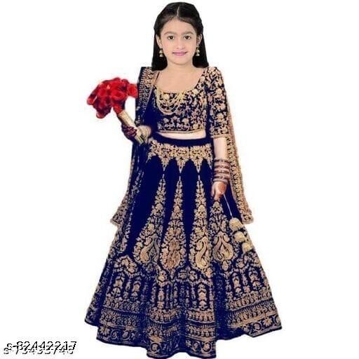 Blue Lehenga Online for Indian Wedding Baby Girls & Toddlers