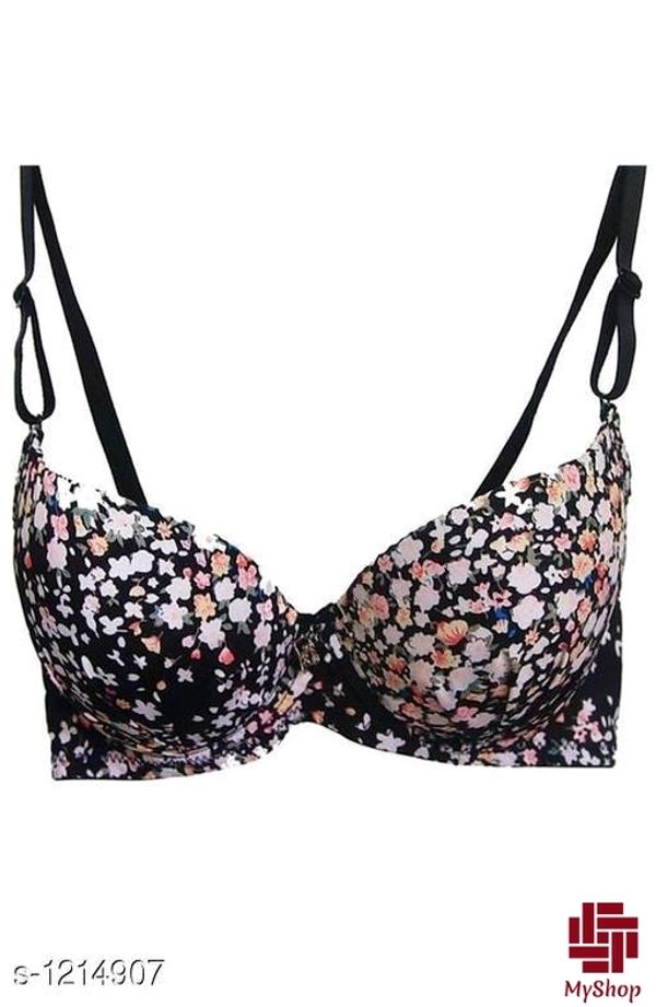 Women's Push up Bra Imported Fabric Underwired Wired Lightly