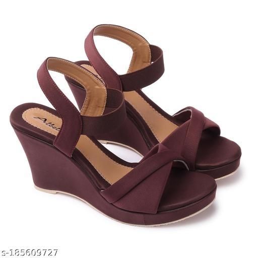 Party wear hot sale wedge heels