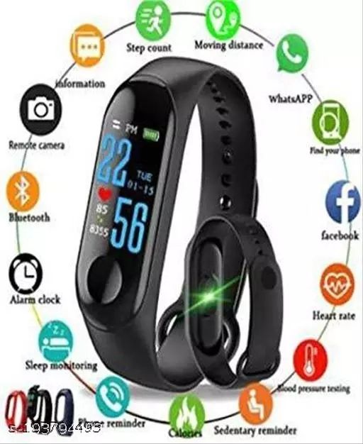 Amazon.in: Buy MELBON MBM4 Smart Band & Fitness Band & Activity Tracker &  Heart Rate Sensor & Step Tracking All Android Device & iOS Device (Black)  Online at Low Prices in India |