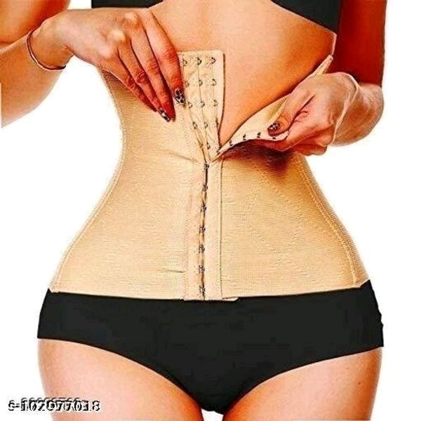 Women's Cotton Stretch Body Slimming Belt (Skin, Size-32 to 42)