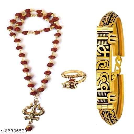 Stylish Mahadev Trident & OM Bracelet – VOYLLA