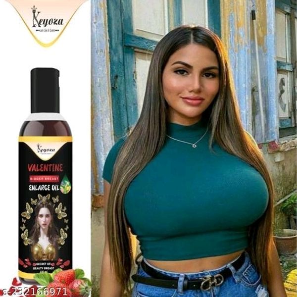 Keyoza presents VALENTINE Bigger Breast Enlarge Oil for Women