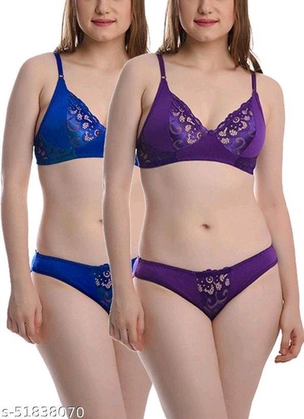 Bras Set Soft and Comfortable Cup Brassiere Panties Light and