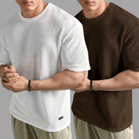 Elvasta Men T-shirt Pack Of 2