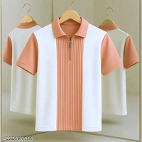 Men tshirt men half sleeves tshirt zipper tshirt trendy tshirt boys tshirt new