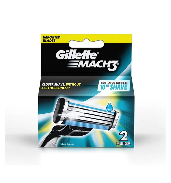 Gillette Mach 3 Blades - జిల్లేట్ మ్యాచ్ 3 బ్లేడ్స్ 