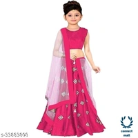 Stylish Kids Ethnic Wear Girls Lahenga Choli  with dupatta Pack of 1 from 0- 15yrs - Red