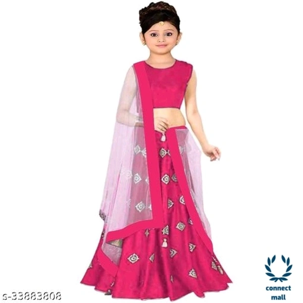 Stylish Kids Ethnic Wear Girls Lahenga Choli  with dupatta Pack of 1 from 0- 15yrs - Red