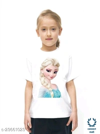 Causal Elegant  Girls Top - 4-5, 5-6, 6-7, 7-8, 8-9, -9-10, 10-11 Yrs, White, Polyester 
