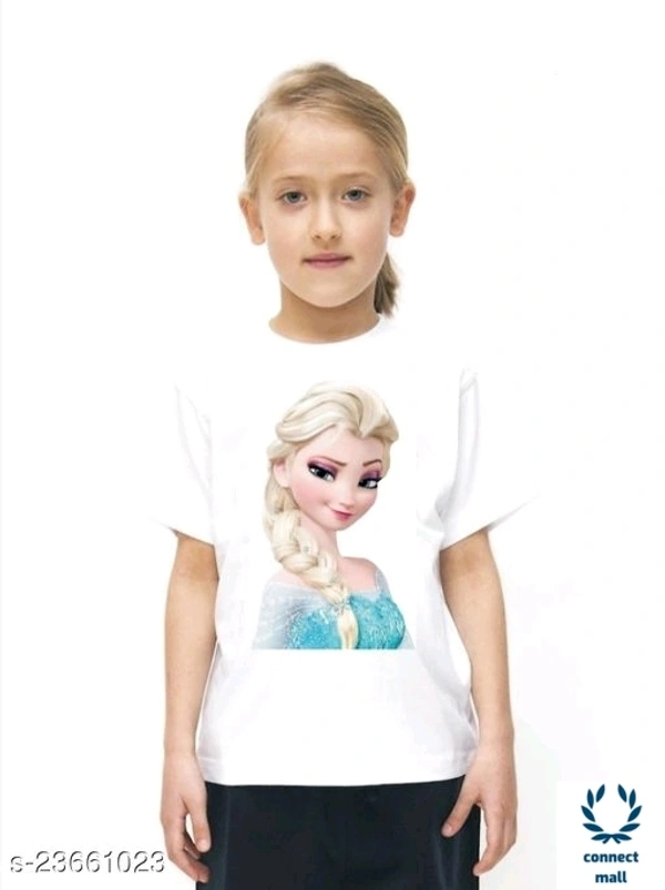 Causal Elegant  Girls Top - 4-5, 5-6, 6-7, 7-8, 8-9, -9-10, 10-11 Yrs, White, Polyester 