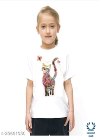 Causal Elegant  Girls Top - 4-5, 5-6, 6-7, 7-8, 8-9, -9-10, 10-11 Yrs, White, Polyester 