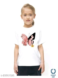 Causal Elegant  Girls Top - 4-5, 5-6, 6-7, 7-8, 8-9, -9-10, 10-11 Yrs, White, Polyester 
