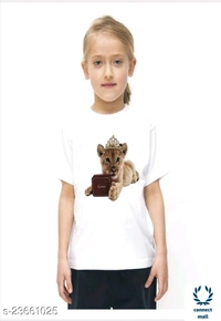 Causal Elegant  Girls Top - 4-5, 5-6, 6-7, 7-8, 8-9, -9-10, 10-11 Yrs, White, Polyester 