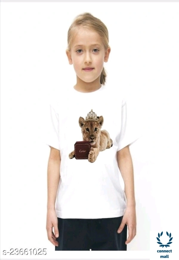 Causal Elegant  Girls Top - 4-5, 5-6, 6-7, 7-8, 8-9, -9-10, 10-11 Yrs, White, Polyester 