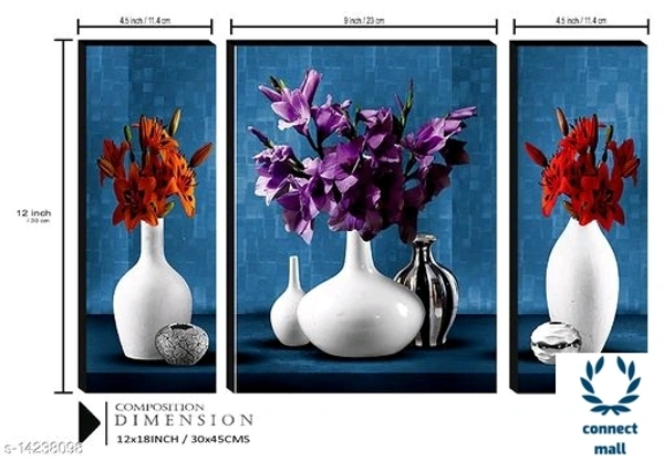Modern Painting  - 5 in×12 in × 18 in, Diferent Colours, MDF
