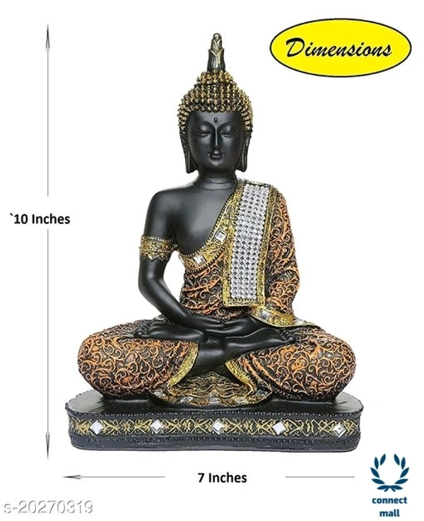 Buddha Statue - Black