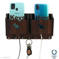  Classy Wall Hook - 14cm× 25.5 cm × 10 cm, Brown, Wooden