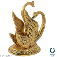 Handicrafted Showpiece  - Free Size, Yellow, Metal