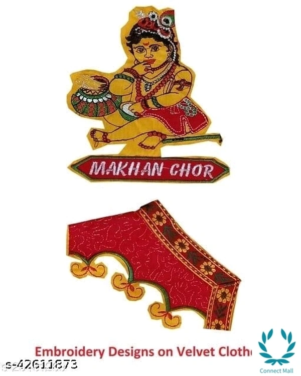 Kids Cotton Fabric  Dhoti Kurti Ready To Wear Krishna Costume Without Duppatta For The Age 0 To 16 Yrs Children With Jewellery  Set Of 9 - 12-18 month, Yellow, Cotton