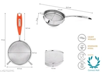 Graceful Stainers- Soup & Tea Stainer - Stainless Steel