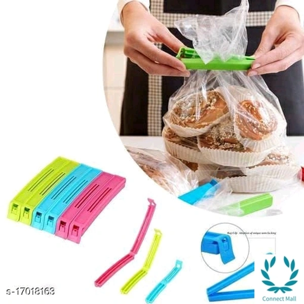Selling Food Clip - Replace of Rubber Band - 54 Pcs, Mixed, Plastic