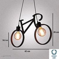 Stylish  Lamp - 12cm × 12cm  × 14 cm, Blak, Wood, 1