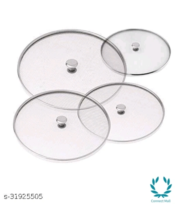 Stainless Steel Net Lid - Set Of 4 - 7,8,9,10 Inch