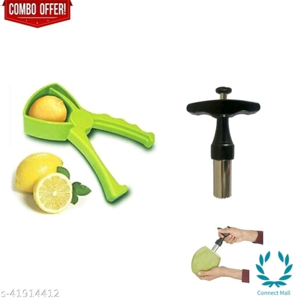 Lemon Squeezer Plus Coconut Hole Maker