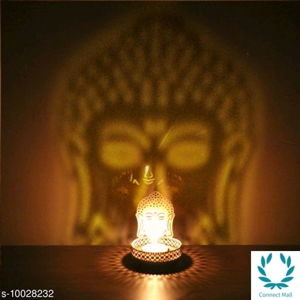 Divine Shadow Buddha Tea Lamp Radha Krishna - Bhudha Shadow