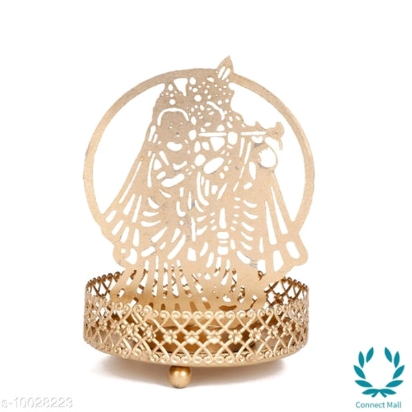 Divine Shadow Buddha Tea Lamp Radha Krishna - Radha Krishna Shadow