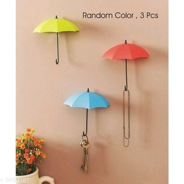 Umbrella Shape Key Holder - 6 Pcs