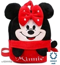 Kids Backpack - Red, Canvas, 3