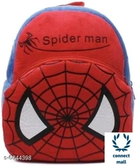 Kids Backpack - Red, Canvas, 3