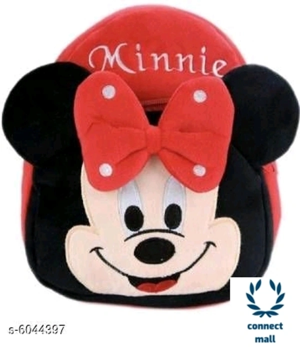 Kids Backpack - Red, Canvas, 3