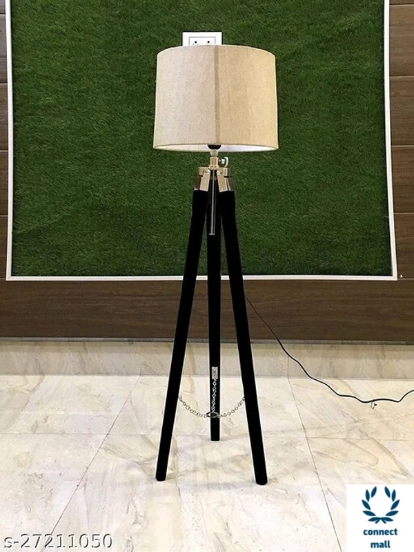 Modern Lamp - 30cm×30cm×100cm, Black, Wood, 2